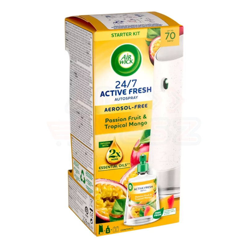 AirWick Active Fresh készülék és utántöltő - Trópusi mangó és maracuja 228 ml Kép