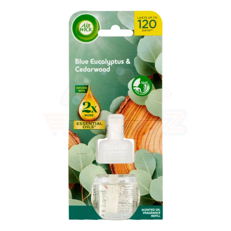 AirWick utántöltő elektromos készülékhez 19 ml Eukaliptusz és cédrusfa Kép