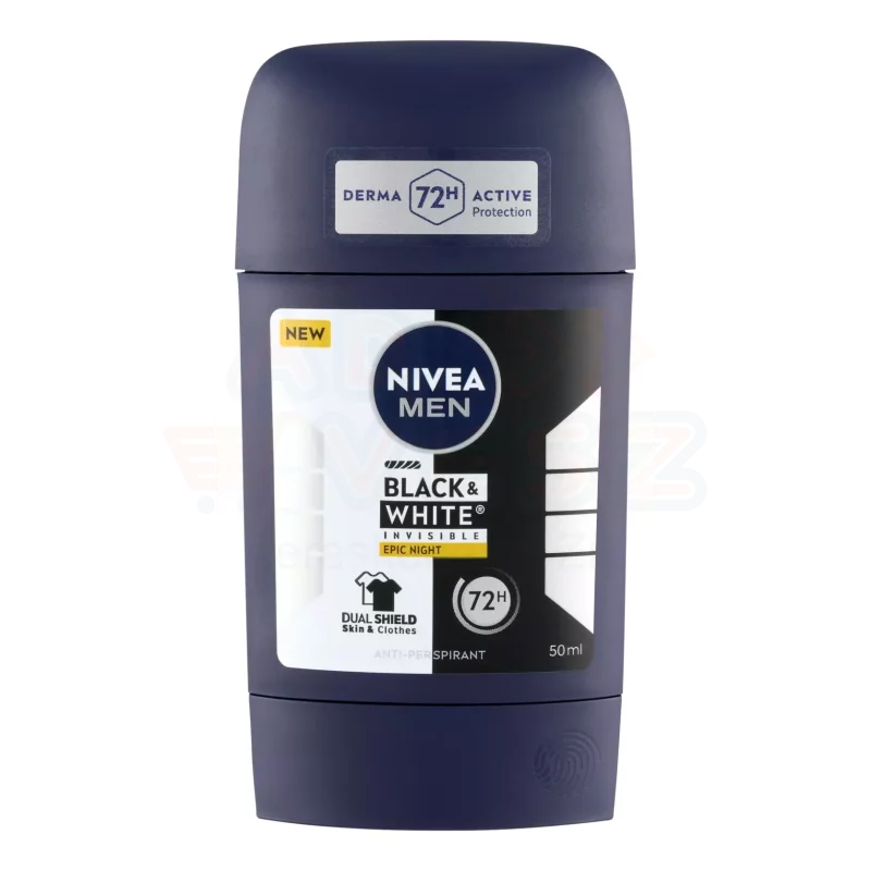 NIVEA MEN deo stift 50 ml Black&White Invisible Epic Night Kép