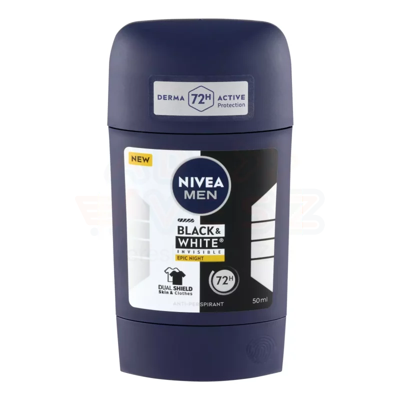 NIVEA MEN deo stift 50 ml Black&White Invisible Epic Night Kép