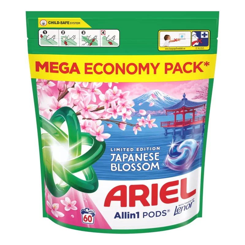 Ariel mosókapszula 60 db Japanese Blossom Kép