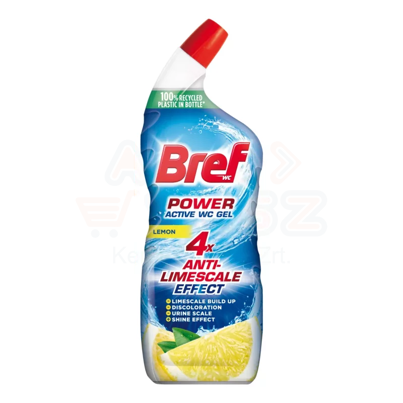 Bref Power Active Gél toalett tisztítószer 750 ml Lemon Kép