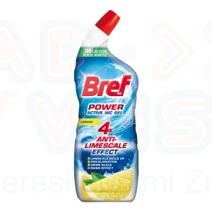 Bref Power Active Gél toalett tisztítószer 750 ml Lemon