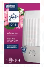 Glade® ONE sense & spray automata légfrissítő készülék 1 db+10 ml Relaxing Zen Kép