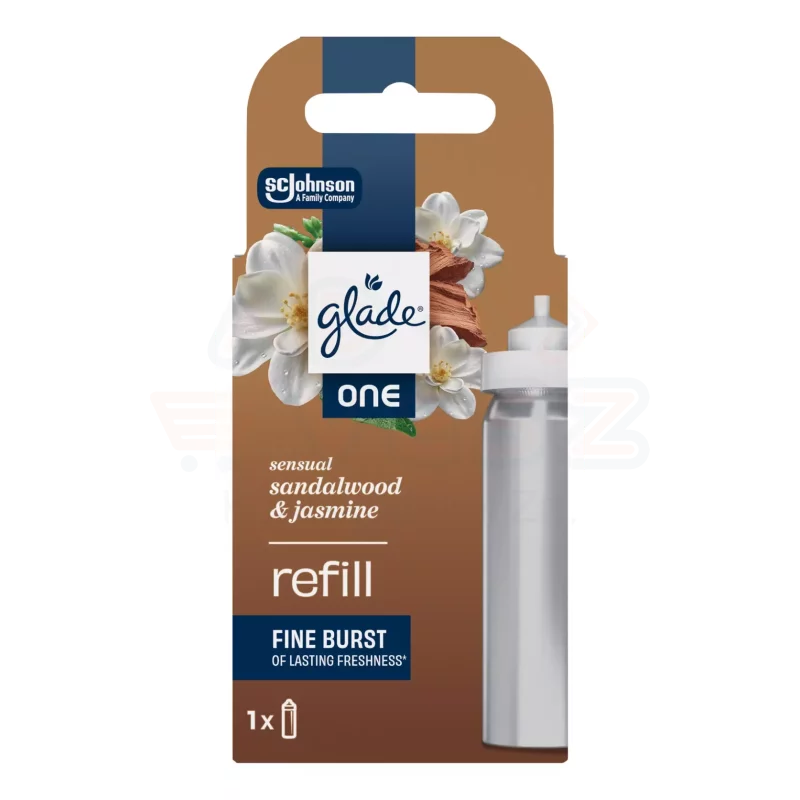 Glade® ONE koncentrált légfrissítő aeroszol utántöltő 10 ml Sensual Sandalwood & Jasmin Kép