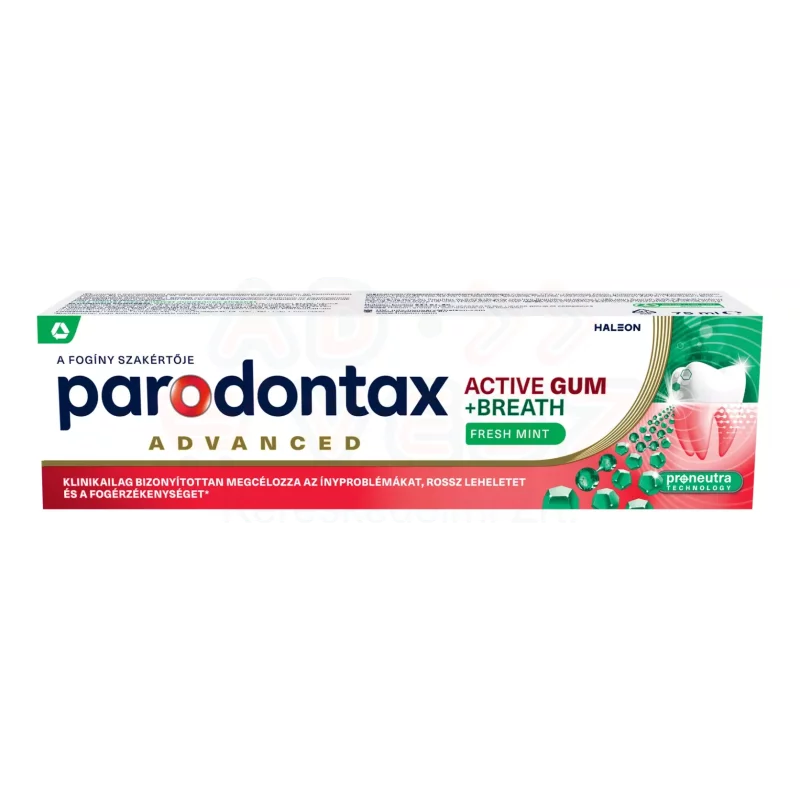 Parodontax Gum&Breath Fresh Mint fluoridos fogkrém 75 ml Kép
