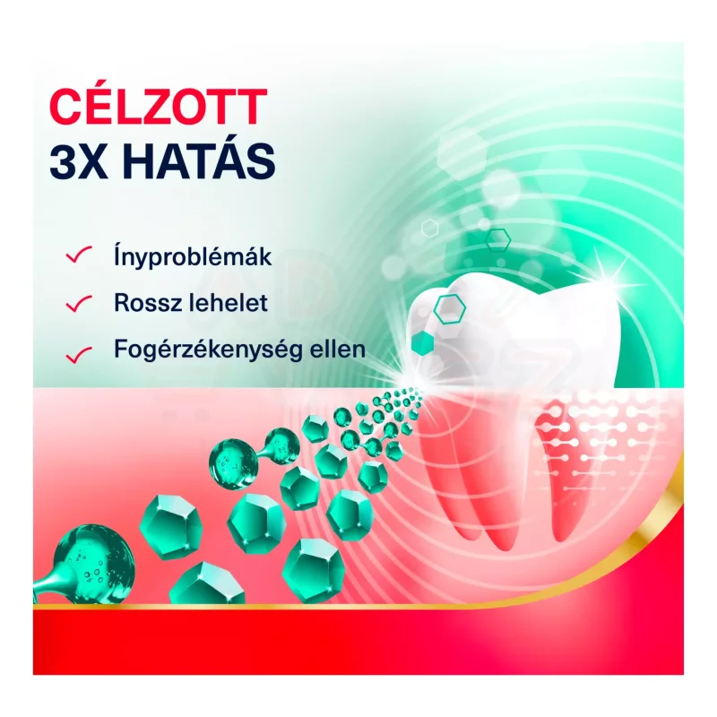 Parodontax Gum&Breath Fresh Mint fluoridos fogkrém 75 ml Kép