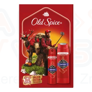 Old Spice Base Outdoor ajándékcsomag (Captain deo spray&tusfürdő) 2026